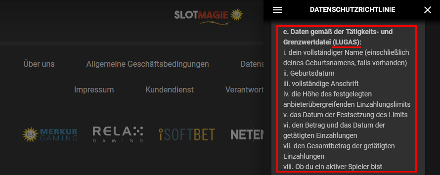 slotmagie-datenschutzrichtlinie-lugas